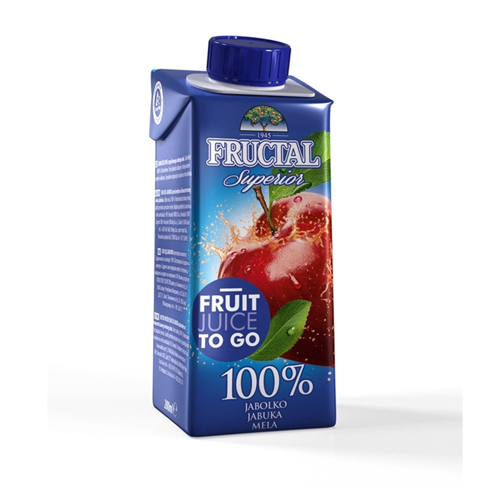 100% jablečná šťáva - Fructal 200ml