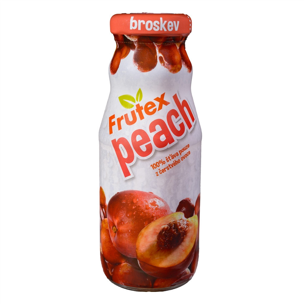 100% šťáva z čerstvého ovoce - broskev - Frutex 200ml