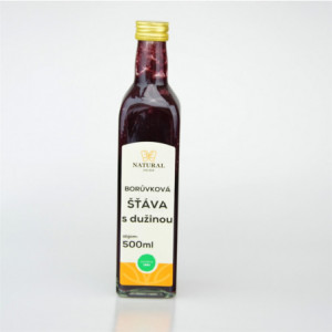 Borůvková šťáva s dužinou - Natural 500ml