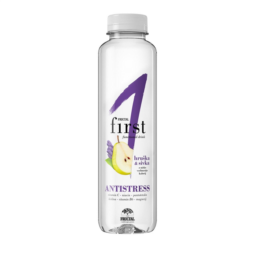 Funkční voda Antistress hruška&levandule - Fructal 500ml