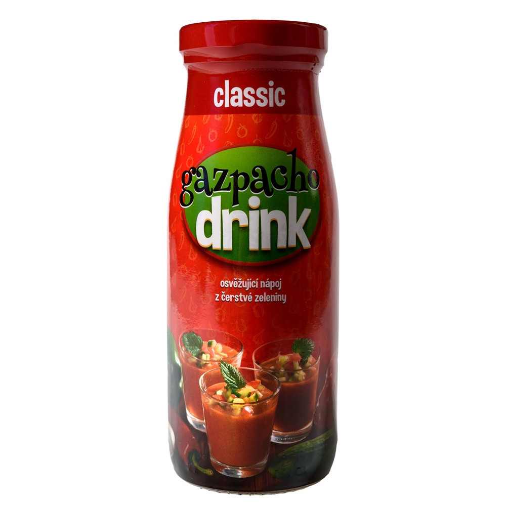 Gazpacho drink classic zeleninová šťáva - Frutex 250ml Akce sleva 40% min.trvanlivost 20.04.2020