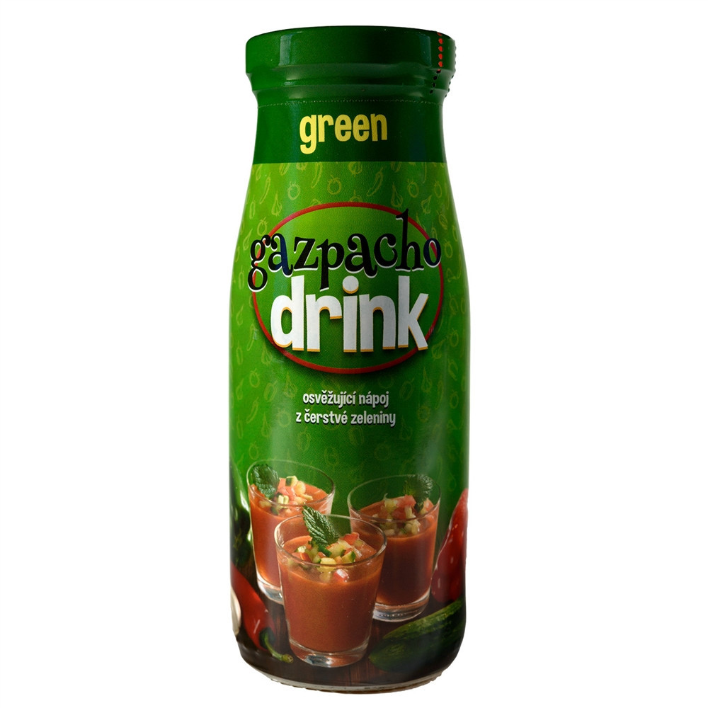 Gazpacho drink green zeleninová šťáva - Frutex 250ml Akce sleva 40% min trvanlivost 05.05.2020