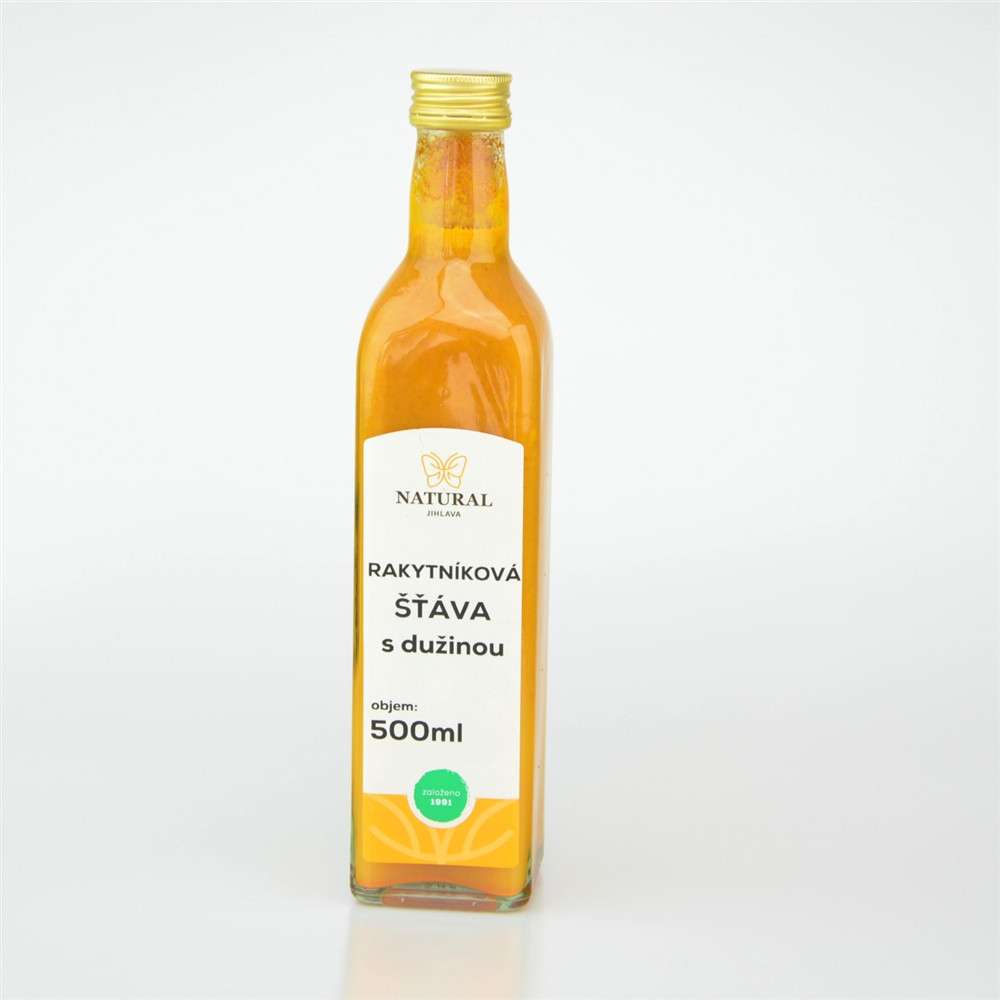 Rakytníková šťáva s dužinou - Natural 500ml