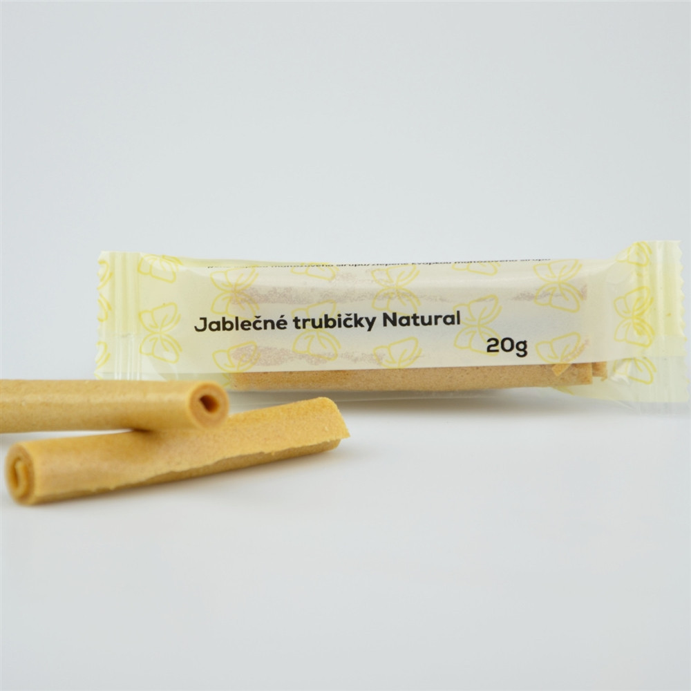 Jablečné trubičky - Natural 20g