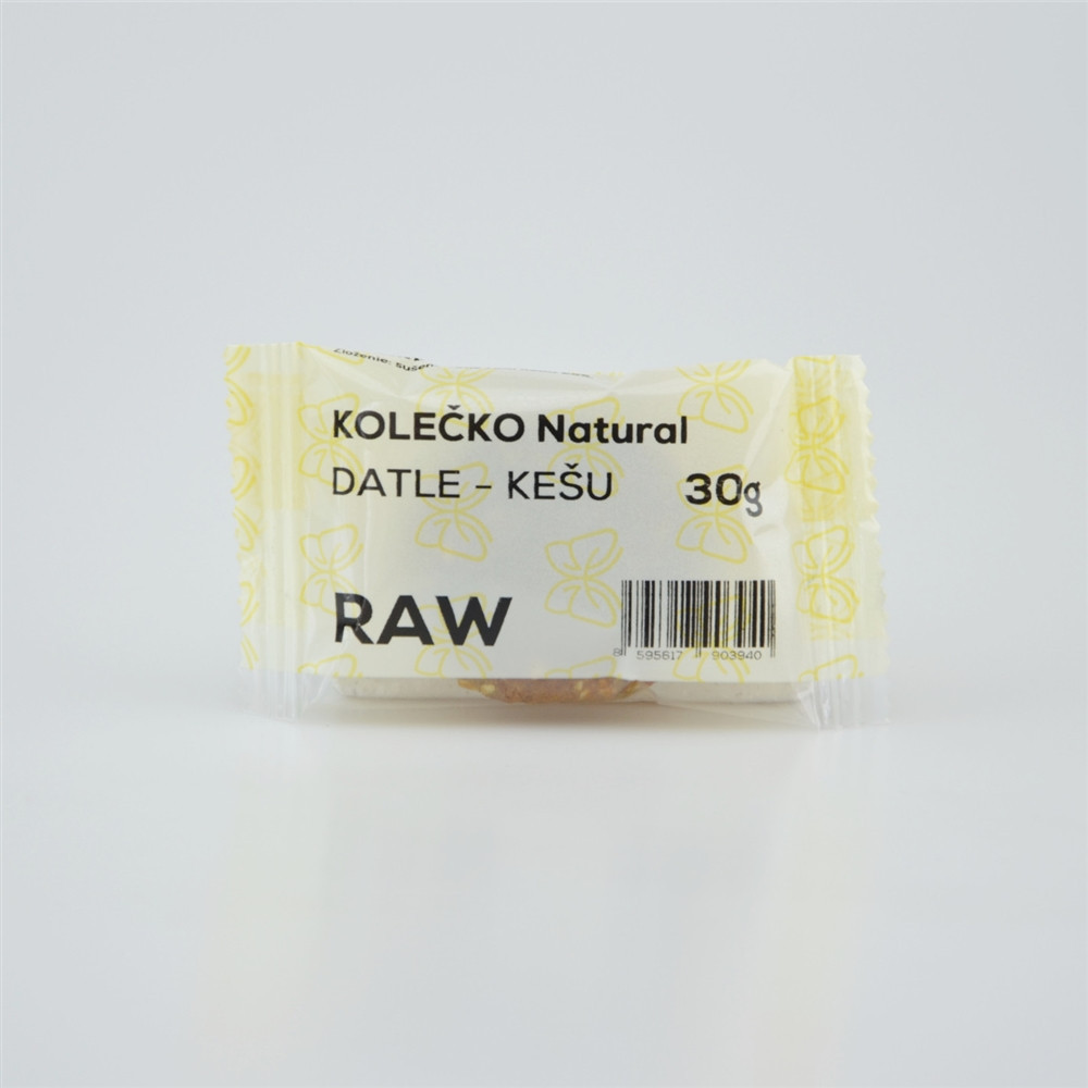 RAW kolečko datle - kešu - Natural 30g