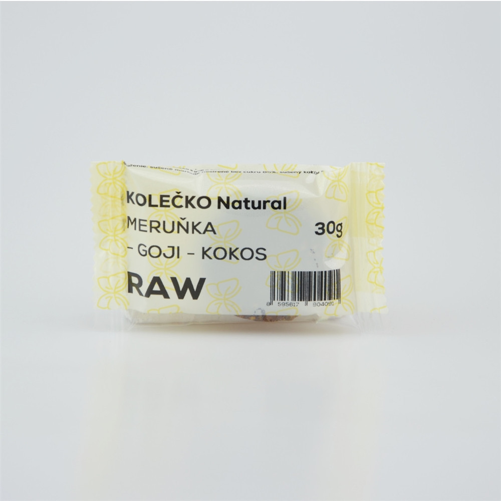 RAW kolečko meruňka - goji - kokos - Natural 30g