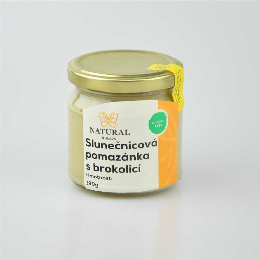 Slunečnicová pomazánka s brokolicí - Natural 190g