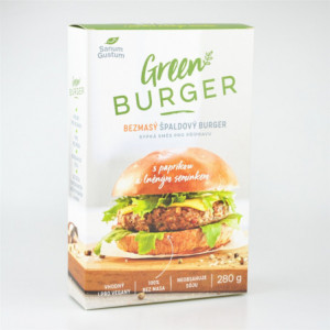Bezmasý špaldový burger s paprikou a lněným semínkem 280g