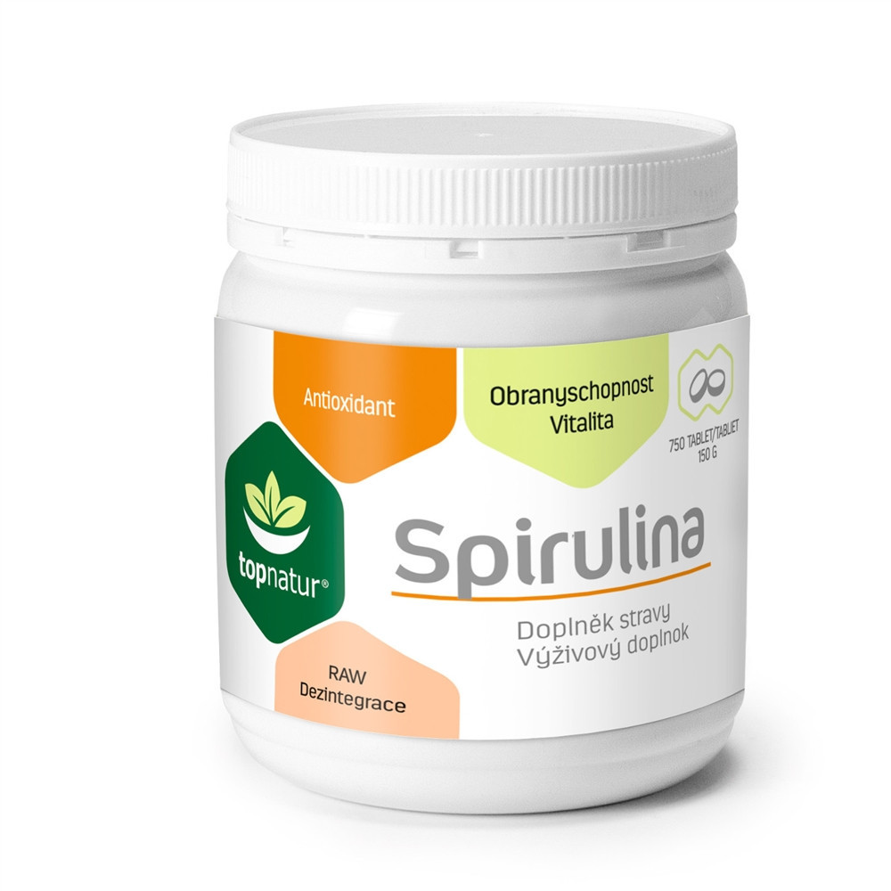 Spirulina 750 tablet - Topnatur 200g