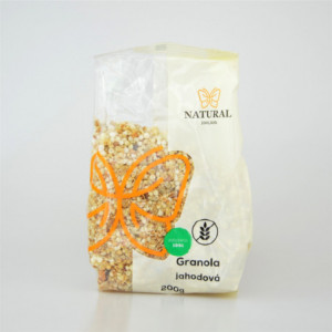 Granola jahodová bez lepku - Natural 200g