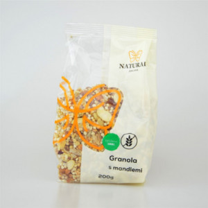 Granola s mandlemi bez lepku - Natural 200g