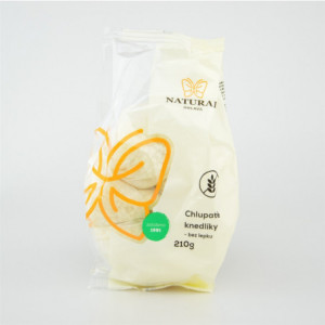 Chlupaté bramborové knedlíky bez lepku - Natural 210g