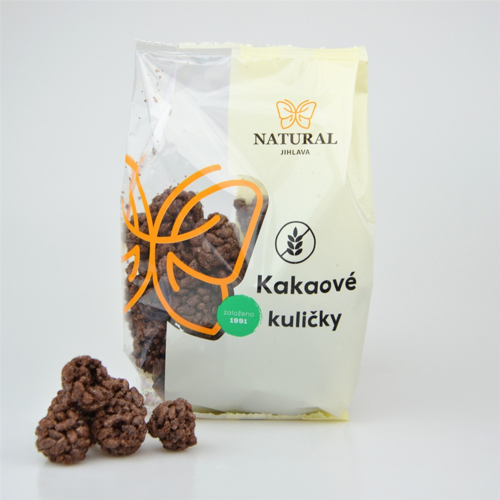 Kakaové kuličky bez lepku - Natural 150g