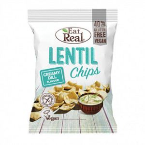 Lentil chips s krémovým koprem - Eat Real 40g