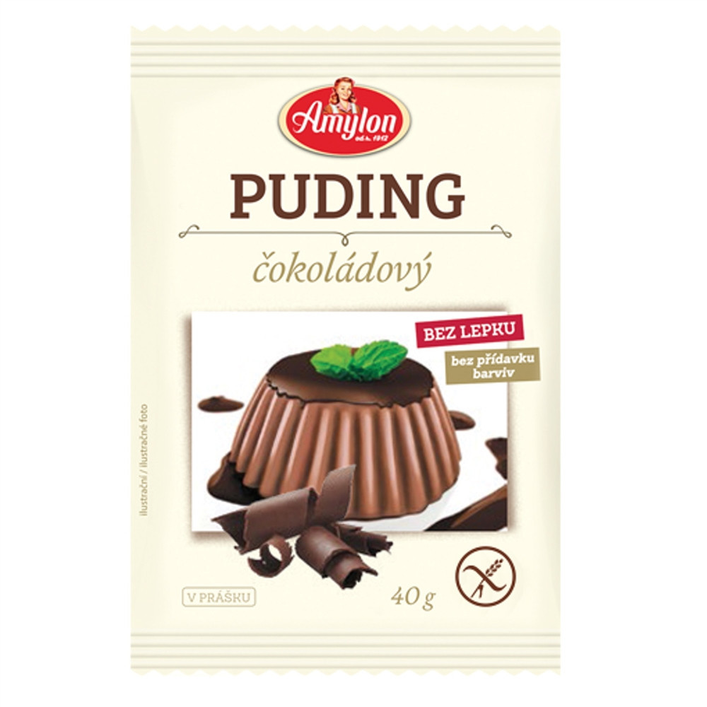 Puding čokoládový bez lepku - Amylon 40g Puding čokoládový bez lepku - Amylon 40g