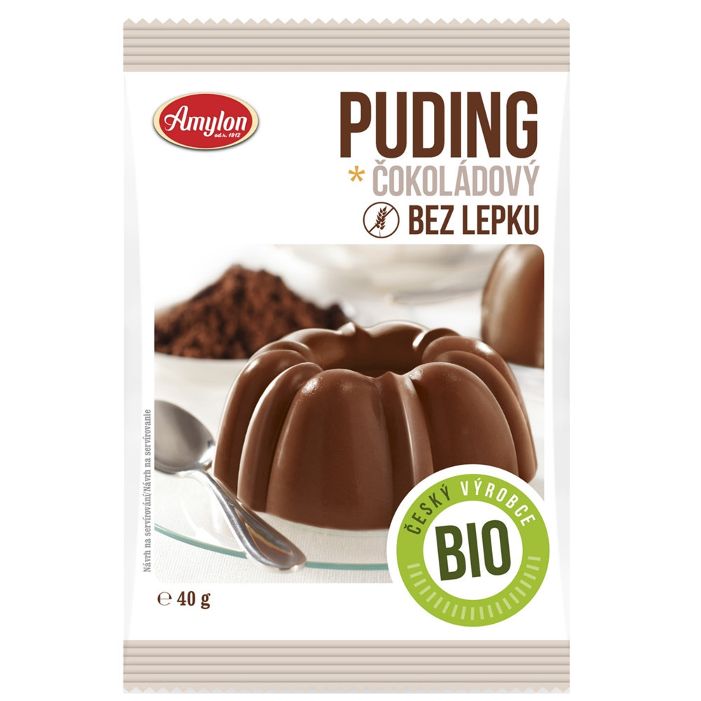 Puding čokoládový BIO bez lepku - Amylon 40g