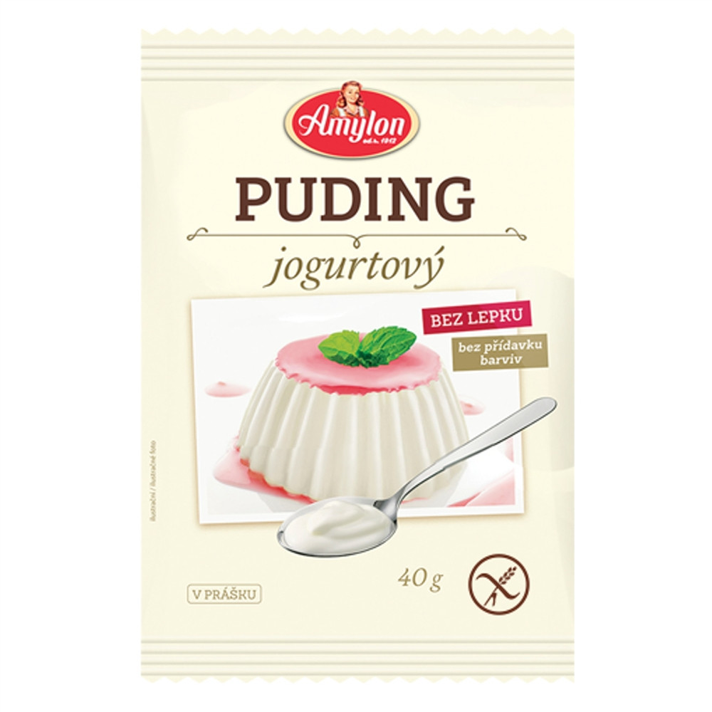 Puding jogurtový bez lepku - Amylon 40g