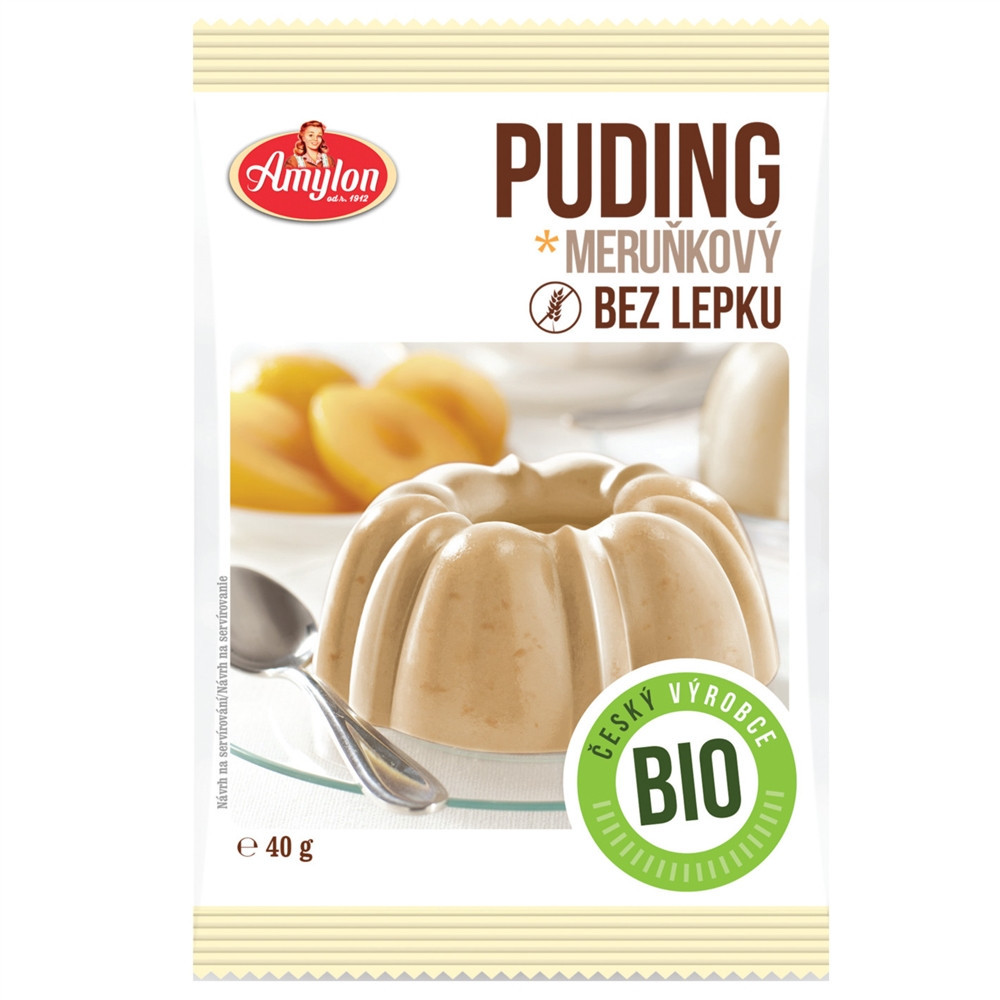 Puding meruňkový BIO bez lepku - Amylon 40g