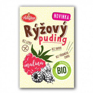 Puding rýžový malinový BIO bez lepku - Amylon 40g