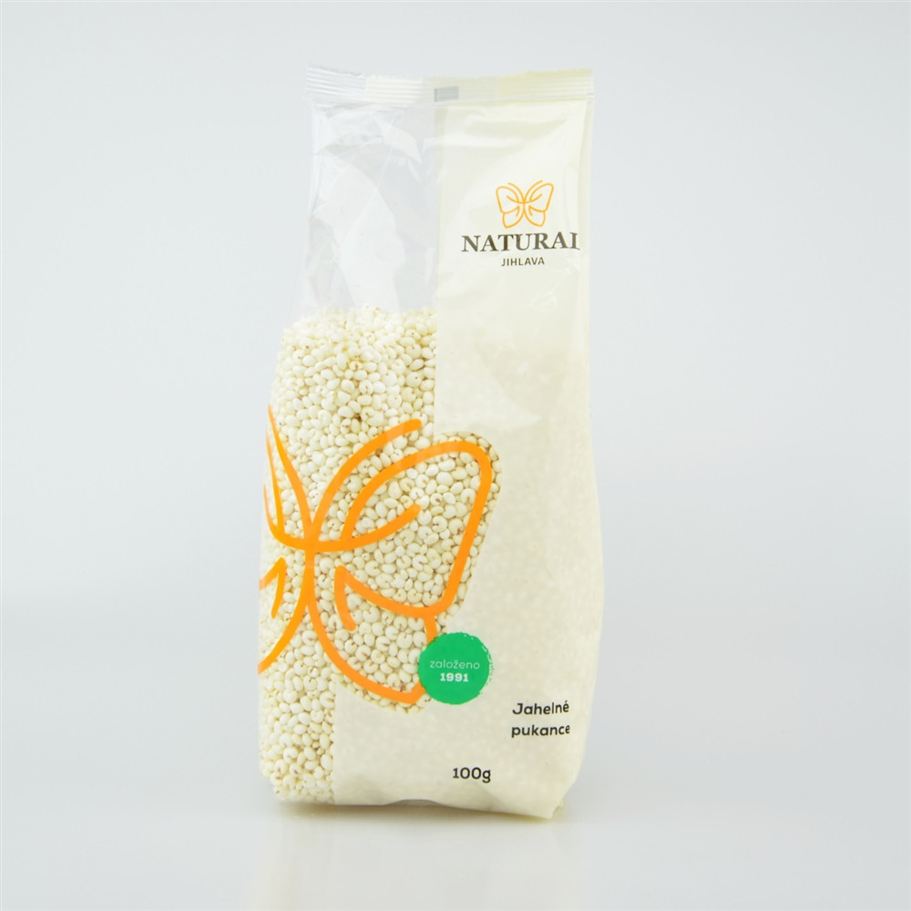 Pukance jáhlové - Natural 100g Pukance jáhlové - Natural 100g