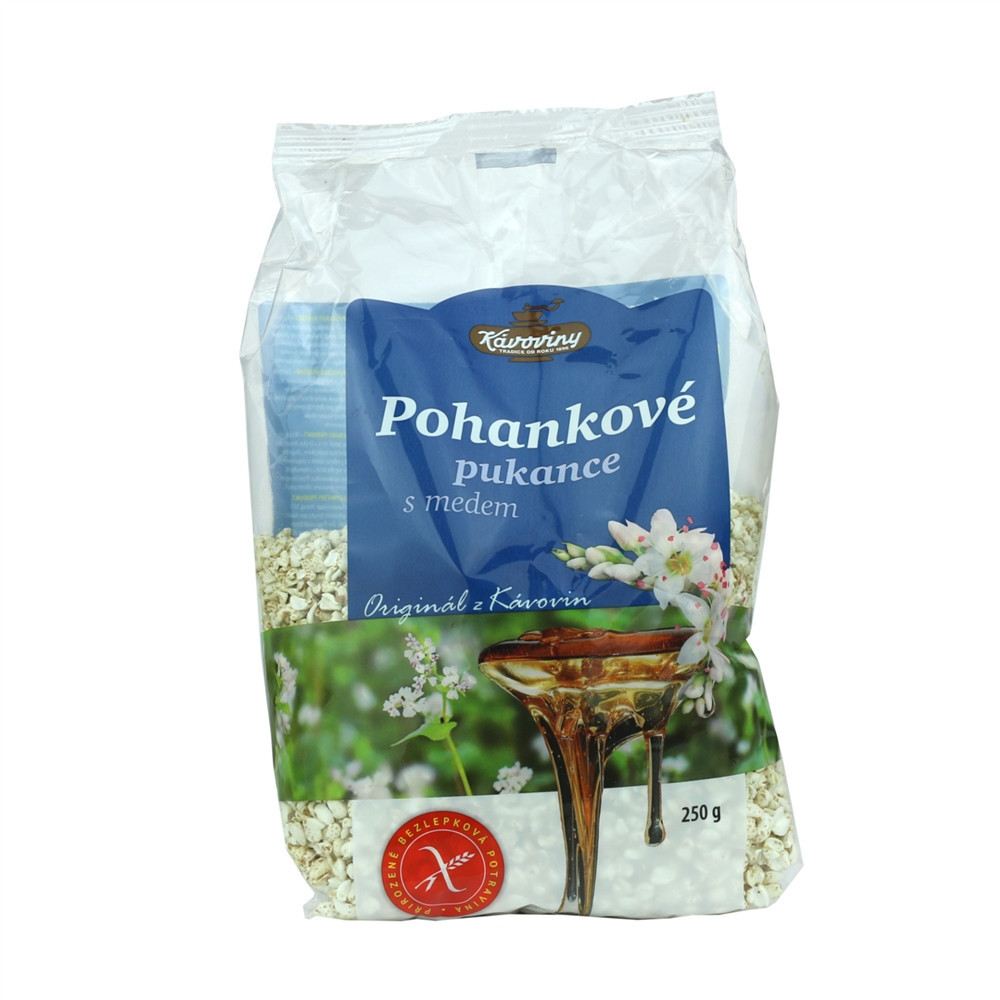 Pukance pohankové s medem - Kávoviny 250g