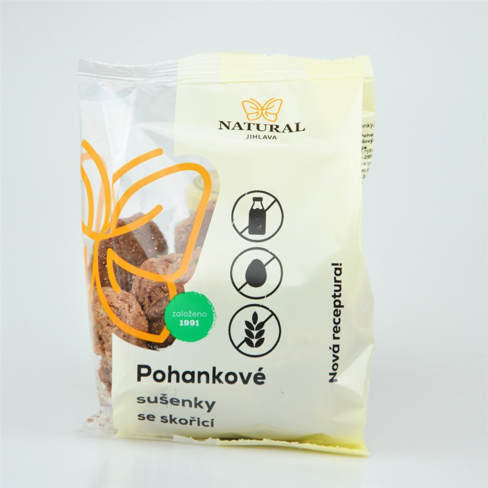 Sušenky pohankové se skořicí bez lepku Sušenky pohankové se skořicí bez lepku