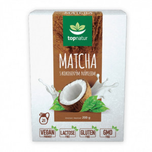 Matcha s kokosovým nápojem - Topnatur 200g