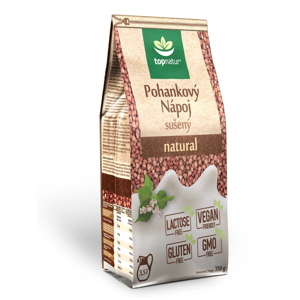 Pohankový nápoj sušený - Topnatur 350g Pohankový nápoj sušený - Topnatur 350g