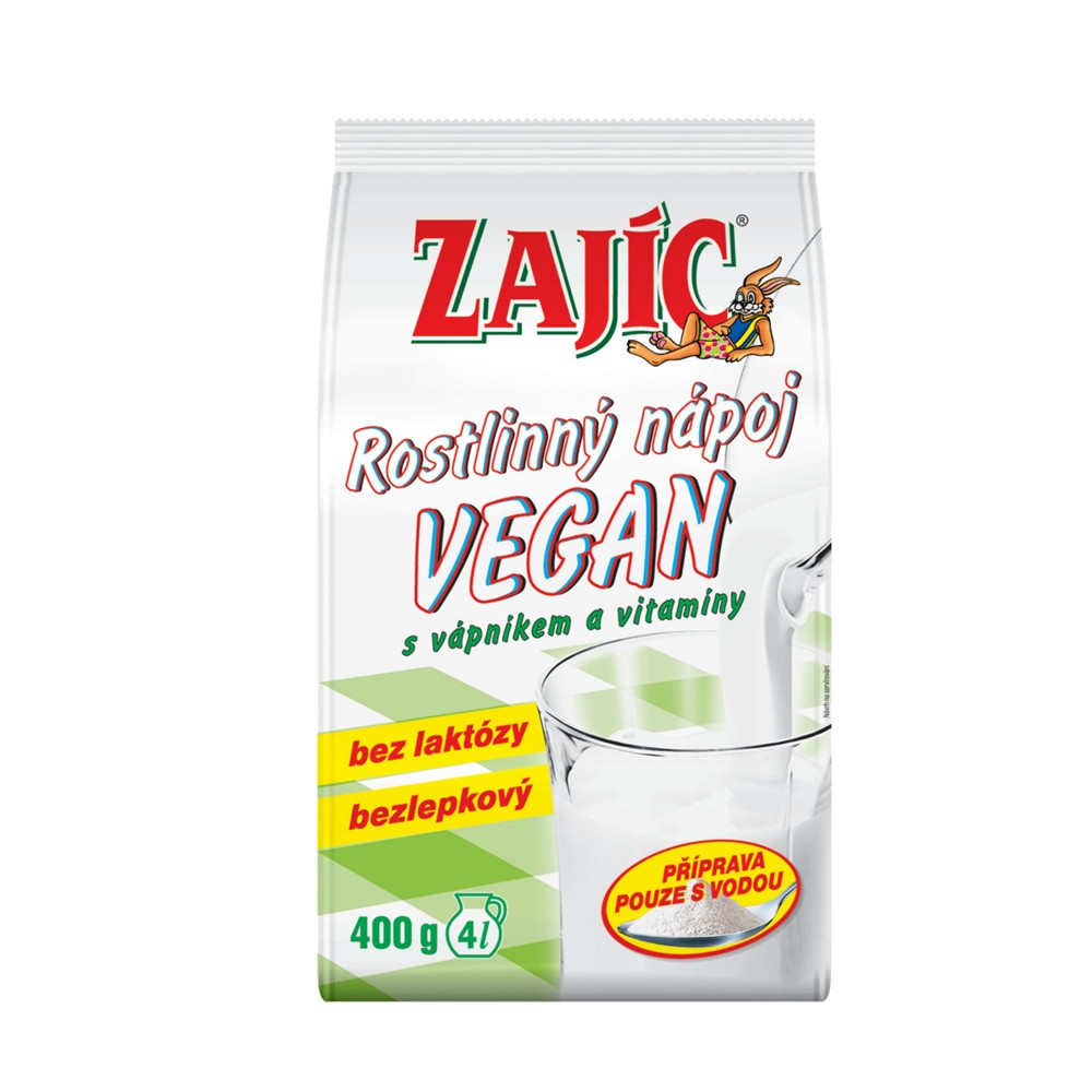 Zajíc - rostlinný nápoj VEGAN s vápníkem a vitamíny 400g