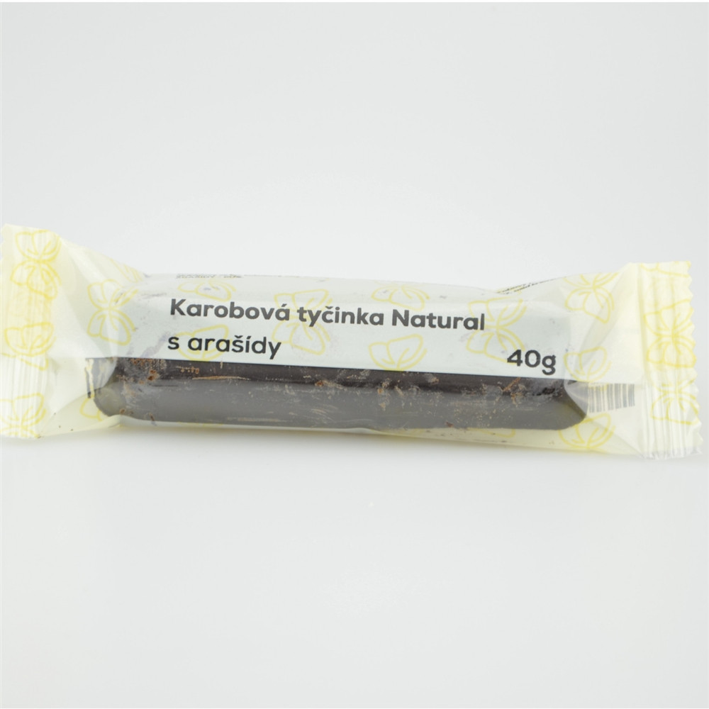 Karobová tyčinka s arašidy - Natural 40g