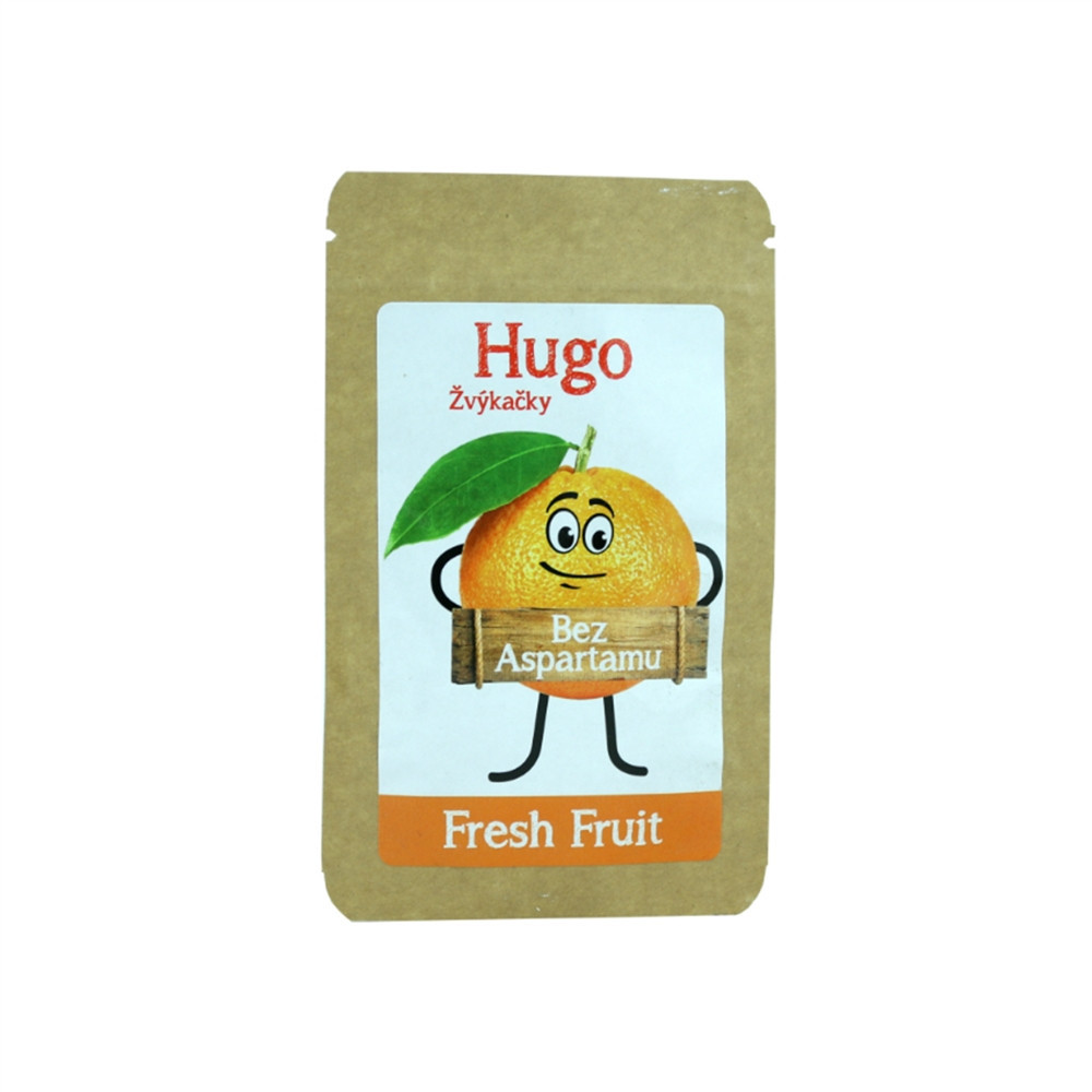 Žvýkačky Fresh Fruit bez aspartamu - Hugo 45g
