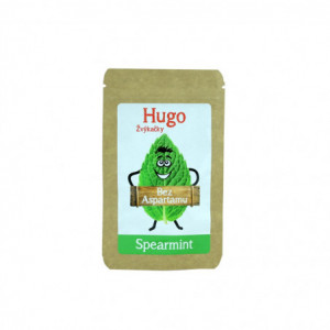 Žvýkačky Spearmint bez aspartamu - Hugo 9g