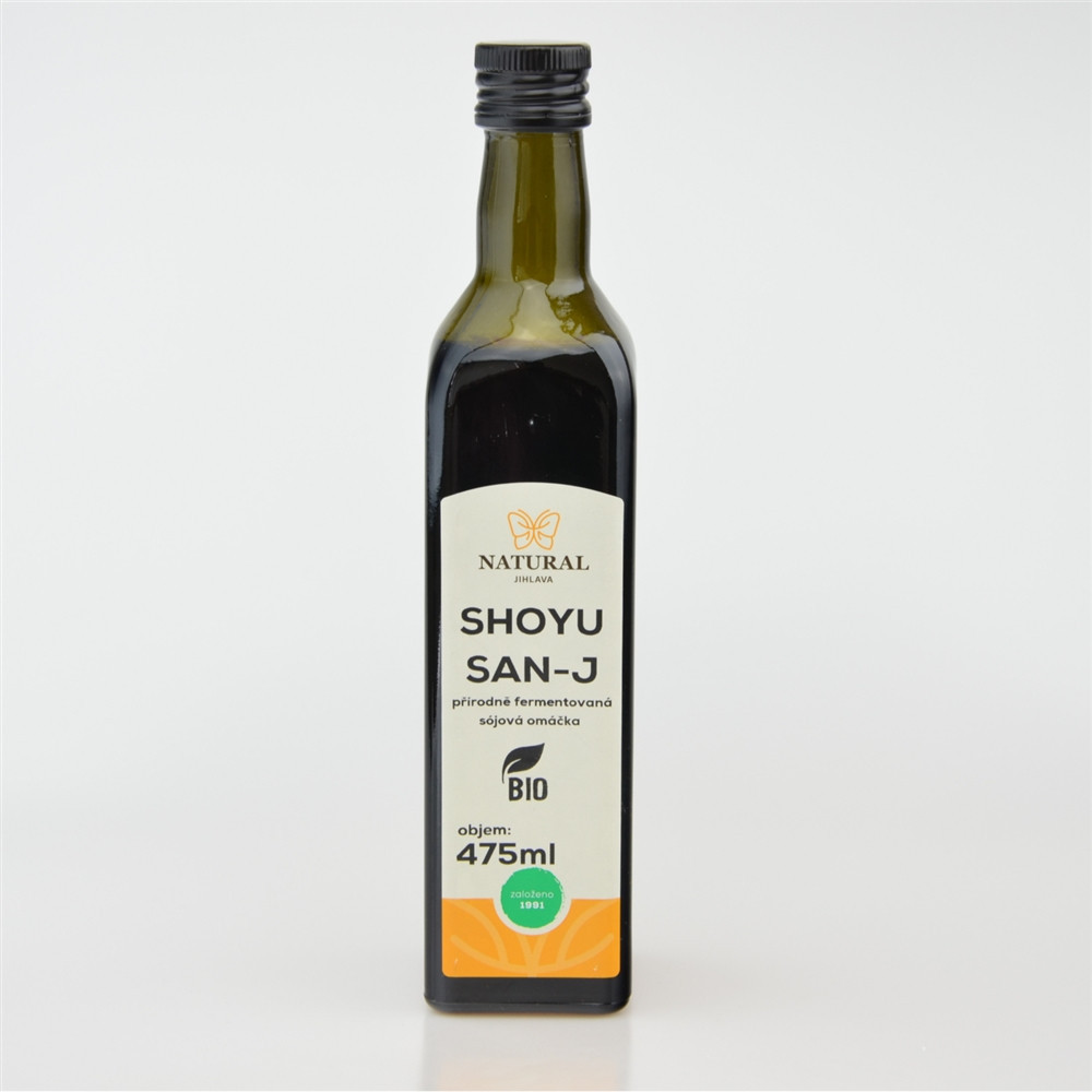 Shoyu san-j sojová omáčka BIO - Natural 475ml