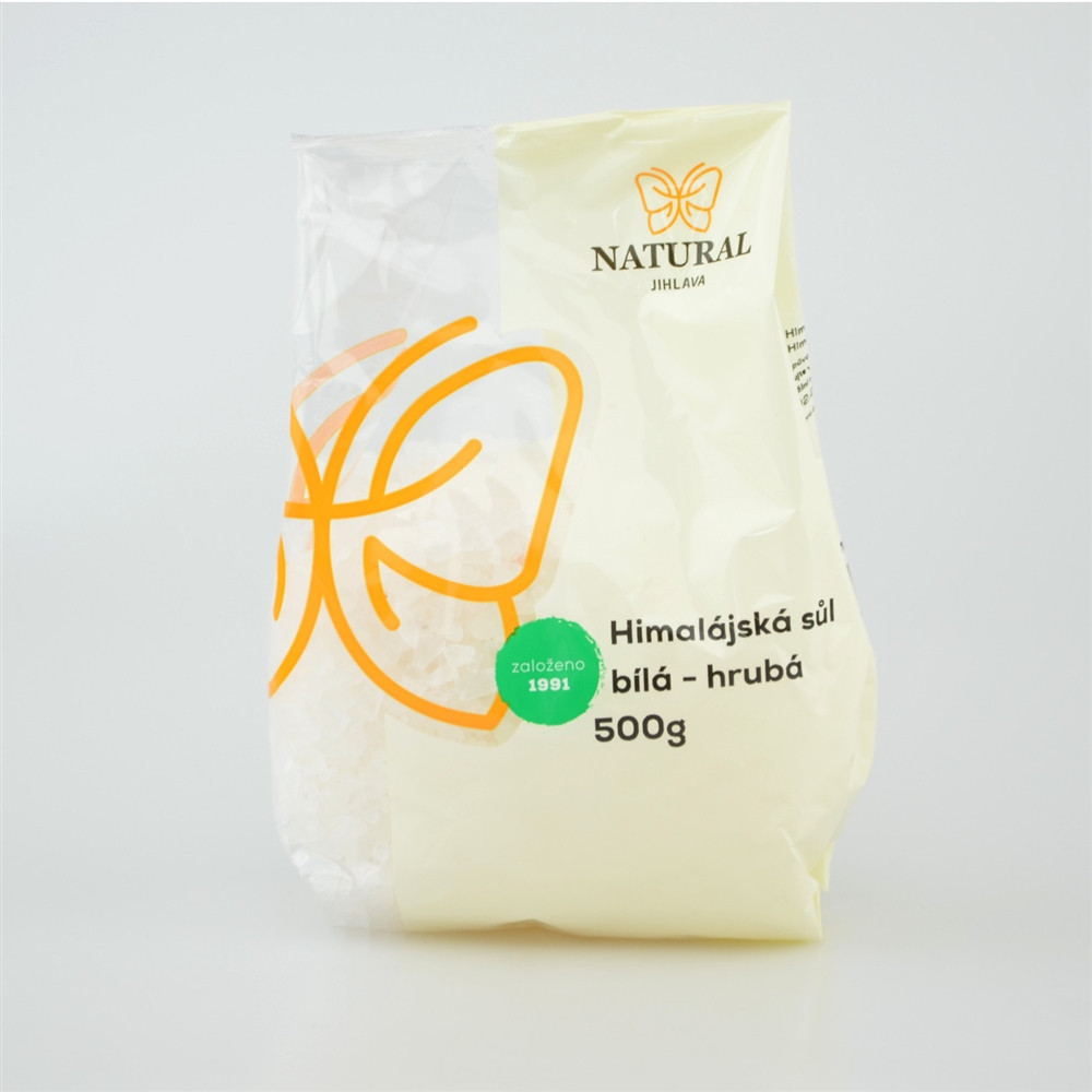 Sůl himalájská bílá hrubá - Natural 500g
