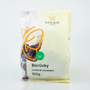 Borůvky celé mrazem sušené - Natural 50g