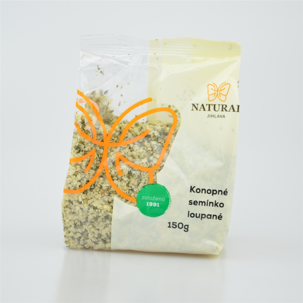 Konopné semínko loupané - Natural 150g