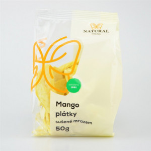 Mango plátky sušené mrazem - Natural 50g
