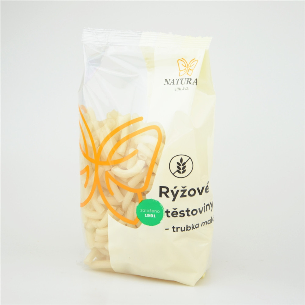 Rýžové těstoviny - trubka malá - Natural 300g