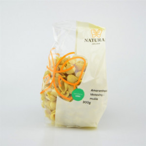Těstoviny amaranthové - mušle - Natural 300g