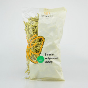 Těstoviny špecle se špenátem - Natural 300g