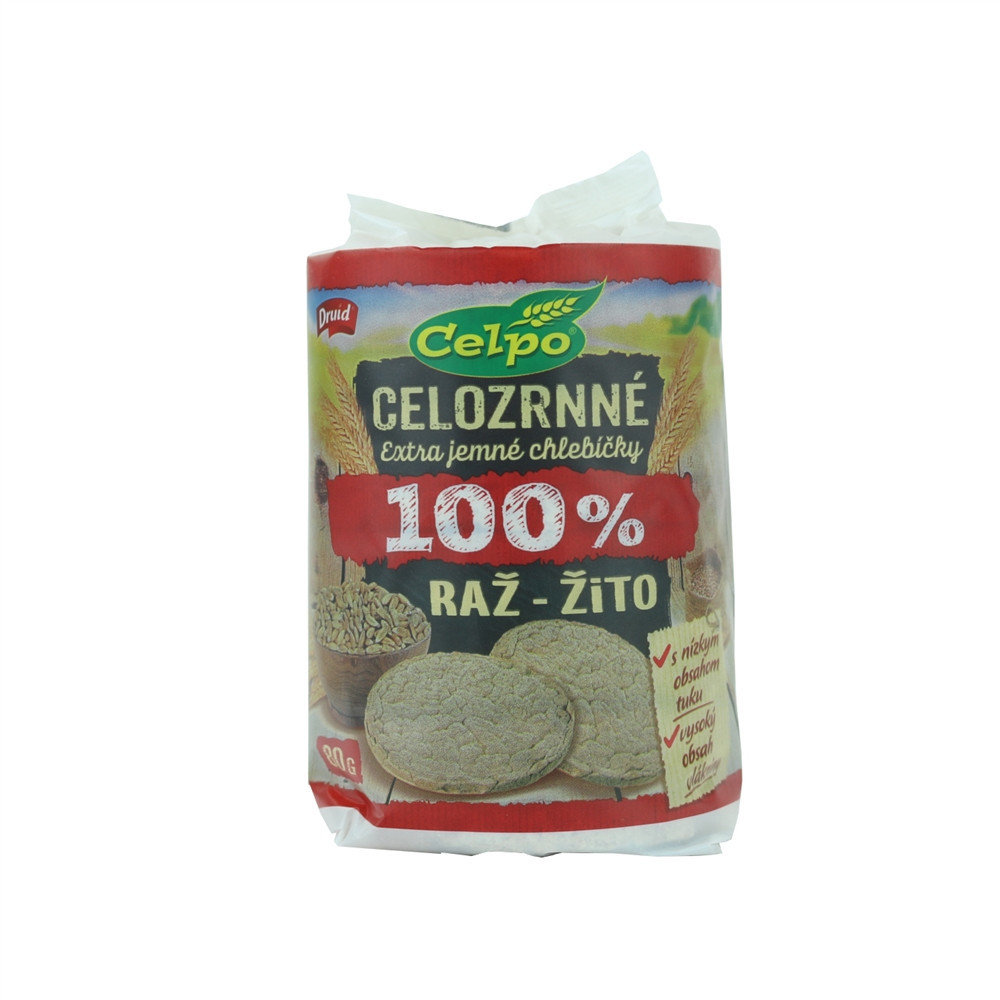 Celozrnné chlebíčky žitné - Celpo 80g