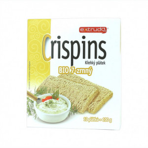 Crispins BIO křehký plátek 7.zrnný - Extrudo 100g