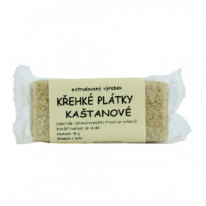 Křehké plátky kaštanové - Natural 42g