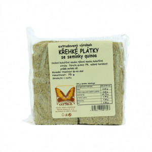 Křehké plátky se semínky quinoa - Natural 75g