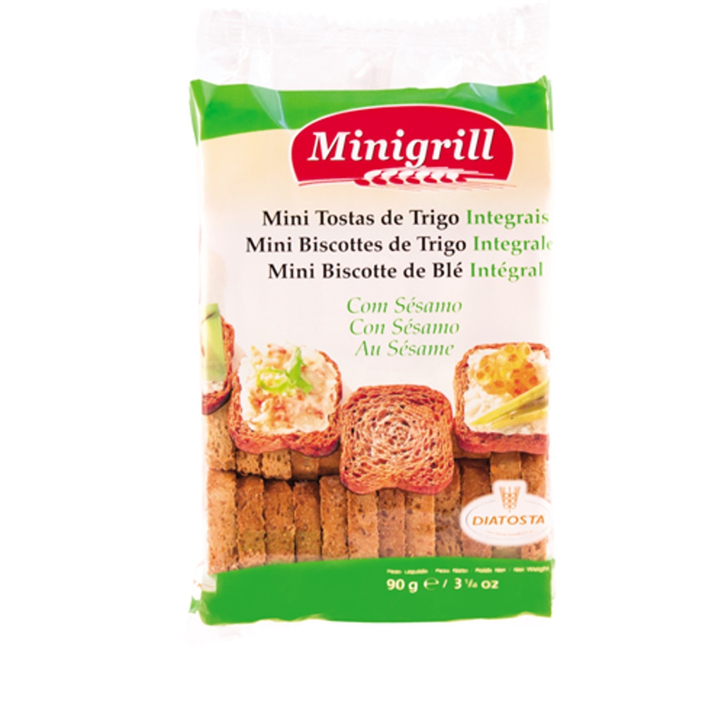 Pšeničné celozrnné suchary - Minigrill 90g