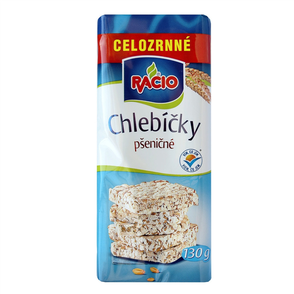 Racio - celozrnné chlebíčky pšeničné 130g