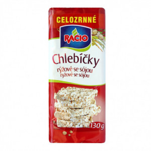 Racio - chlebíčky rýžové se sójou 130g