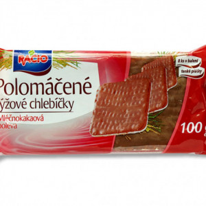 Racio - polomáčené rýžové chlebíčky v čokoládové polevě 100g