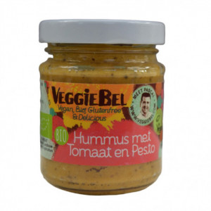 BIO Hummus pesto & tomato - Veggiebel 115g