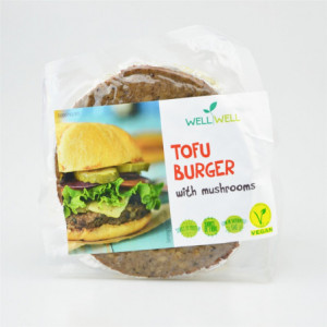 Tofuburger s houbami - WELLWELL 100g